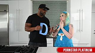 Leya Falcon blonde bombshell takes intense bedroom pounding