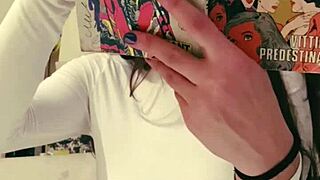 Girlfriend's Big Natural Tits Slip Free at Wild Party?