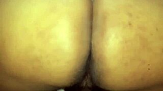 the indian girl's big ass shakes wildly during homemade anal pounding