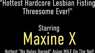 maxine x and chrissy daniels dive into each other's big pussies with licking dirty talk and curvy milf fun