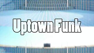 short hair girl dances to uptown funk in mm3077 cartoon style