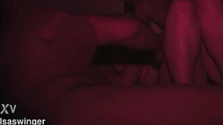 isa tells her friend how much she loves swinging with hubby