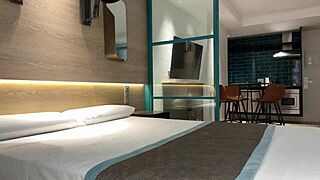 Wild blonde teen squirts hard in see-through pantyhose solo frenzy