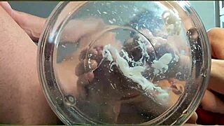 granny gilf squirts slowmo cumshot in water with muscular friend closeup