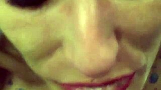 vilja's sloppy pov blowjob has me gagging her on deepthroat with spit & choke