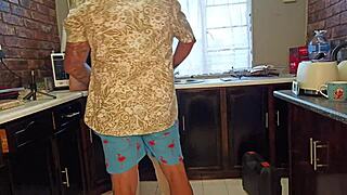 getting steamy and worked up in the kitchen