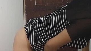 Sexy Latina Stepmom Flashes Ass and Dances Dirty Before Wedding Exhibition