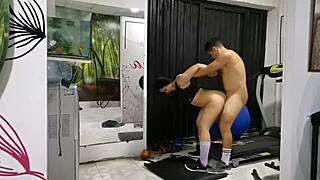 Trainer Gagging My Moans in Gym Fuck Won't Let Anyone Hear!