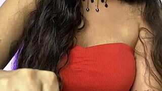 shaved cheating stepmom massages fat cock then rides it hard parody roleplay