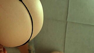 he licked her wet brunette teen pussy sensually then fucked and snowed cum on small natural tits