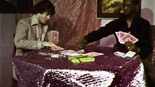 vintage british interracial threesome with hairy beaver action 