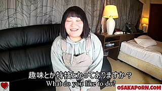 84kg chubby japanese cutie kurumi moans loud as fat tits bounce in orgasmic creampie fuck