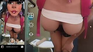 mexican futanari trap in pigtails and miniskirt takes monster cock anal with gaping ass