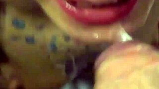 vilja's sloppy pov blowjob has me gagging her on deepthroat with spit & choke