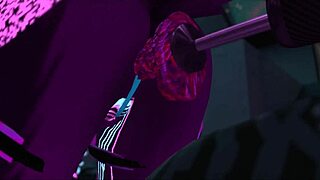 LITTLEVRSLUT SUCKS HUGE COCK RIDES DILDO MACHINE FURRY STYLE