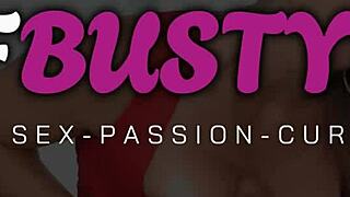 busty babe feels the rush fucking boyfriend before girls night out