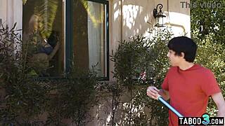 Stepson, I'm shocked you fuck your stepmom Rachael Cavalli's big tits deepthroat and pussy in taboo mother-in-law roleplay