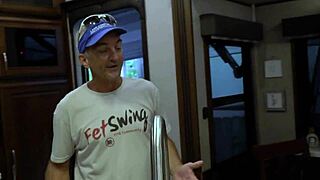 Fetswing Diaries S6E4: Naughty AJ Moon's Kinky Wife Rides Huge Balls Chris Doggy, Squirts In Wild Swingers Massage