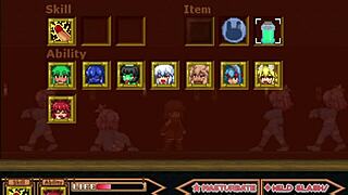 blue-skinned monster haunts forest horror house depths