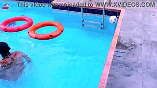 Mareme Edet Bangs Four Monster Cocks Poolside Gangbang!