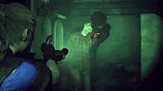 BUSTY COP CLAIRE REDFIELD ARRESTS WITH MONSTER TITS!