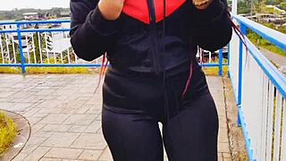 Latina's Massive Ass Bounces Wildly as She Fucks Desperately for Cash!