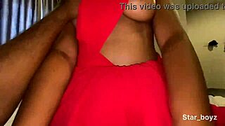 College Fest Red Saree Babe Deepthroats and Rides Cock Hard in Bathroom