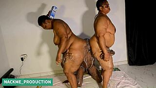two big tit mature bbw milfs smother me then i fuck both wet pussies doggystyle