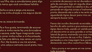 daughter's friend delivers raw submissive blowjob to lingerie milf