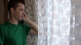 gf jerks cock after sloppy suck session