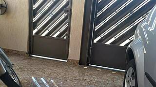 Hot Jean Shorts Neighbor Teases Neighbors Wildly!