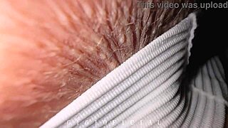 step bro sniffs your thong's anal scent up close for cuckold thrill