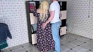 stepsons dick stretches my beautiful stepmom ass so deep it hurts good