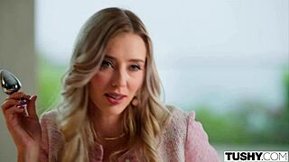 Tushy Hottie Haley Rides Hubby's Cock With Anal Toys and ATM!!