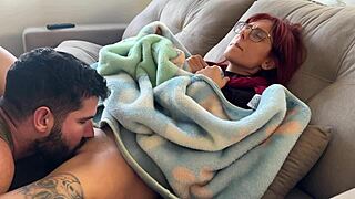 Caught you masturbating, now cum in my mouth baby!