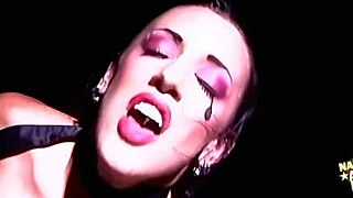 using these dildos to stretch my tight goth asshole for his throbbing cock deep!!