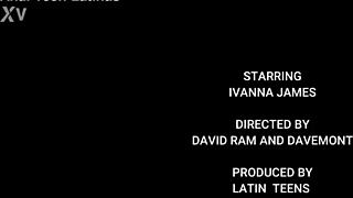 ivanna james takes monster dp cocks deep then swallows cum in mouth