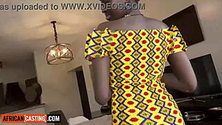 think this thick big tits black bikini model fucks hard for the job?