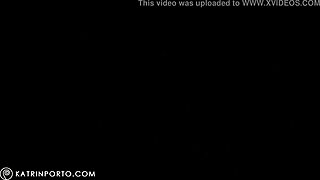 Katrin Porto Sensually Licks Her Wet Chubby Pussy And Asshole Up Close