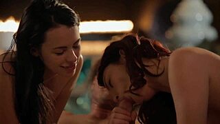 Petite redhead teen's monster fantasy explodes in sexy cumshot bliss