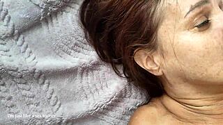 StepMom And Fuck Doll Pussy Sandwich On Bed... Caught Bent Over Doggystyle Spanking?