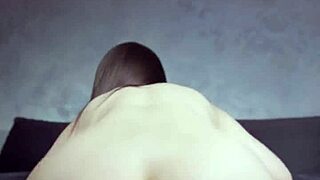 petite amateur squats hard on step cousin's cock breeding deep