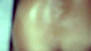 couple bangs hard in bathroom 💦 creamy mouth finish 😋