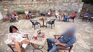 restaurant orgy with big cocks facial cumshots right in front of guests