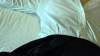 seduced mature ol to hotel for raw private asian sex and creampie filming