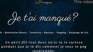 Jerk Off While I Fuck You French Girl Pegs Guy Hard!