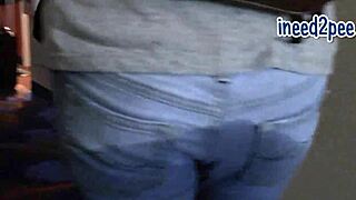 florida girls soak jeans desperate for wet panty pee release