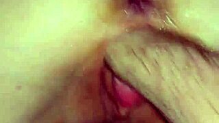 Skinny Milf Wife's Shaved Cunt Fisted and Stretched Dripping