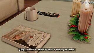 Nerdy girls' horny Christmas wish: double penetration from Santa's helpers!