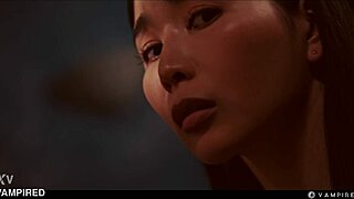 josephine jackson preys on rikako katayama as vampire lesbian
